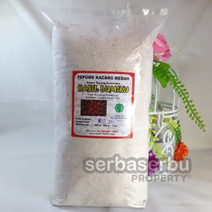 

MURAH Tepung Kacang Merah Kemasan 1 Kg (Sudah Dinkes PIRT & LPPOM MUI)