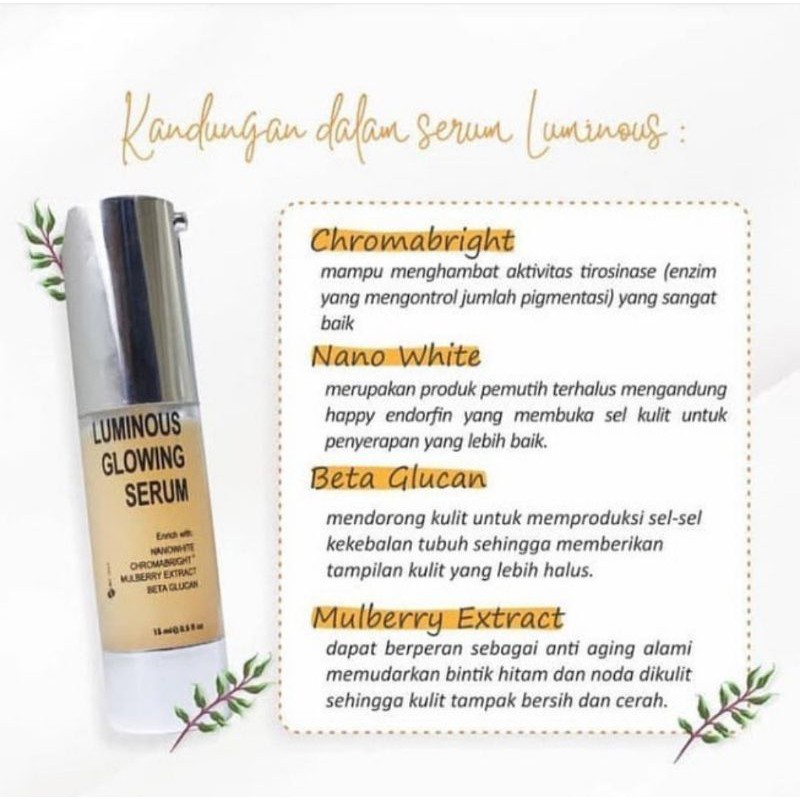 

Luminousglowingserum
