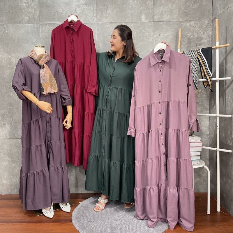 MAXY DRESS TORY BURCH RUFFLE