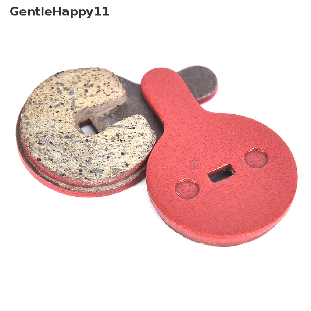 Gentlehappy 1pasang Sepeda Gunung Bersepeda Serat Tembaga Metal Disc Brake Pads Aksesoris Sepeda