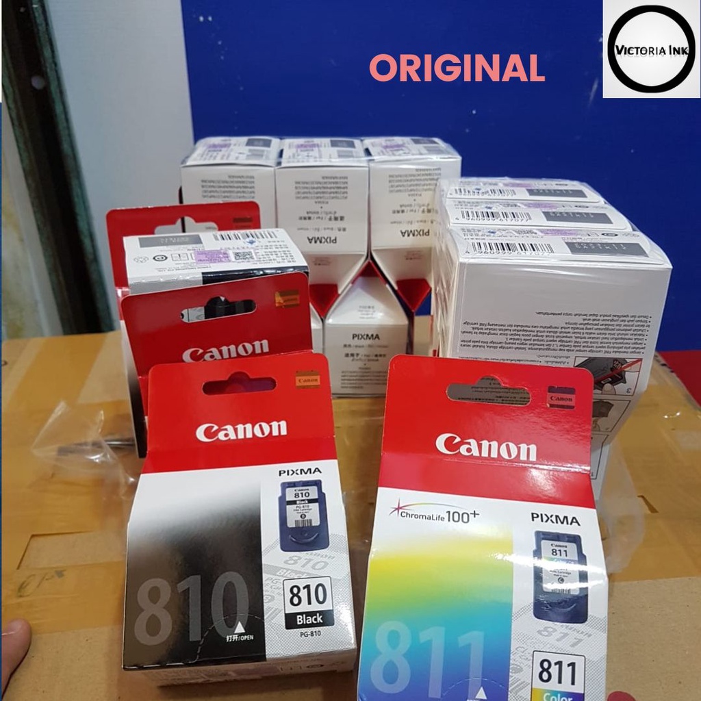 Cartridge Canon 810 Canon 811 Original 1 Set Canon 810 811