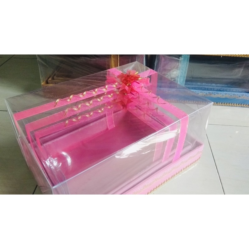 Parcel box mika dan hantaran 1 set isi 4pcs