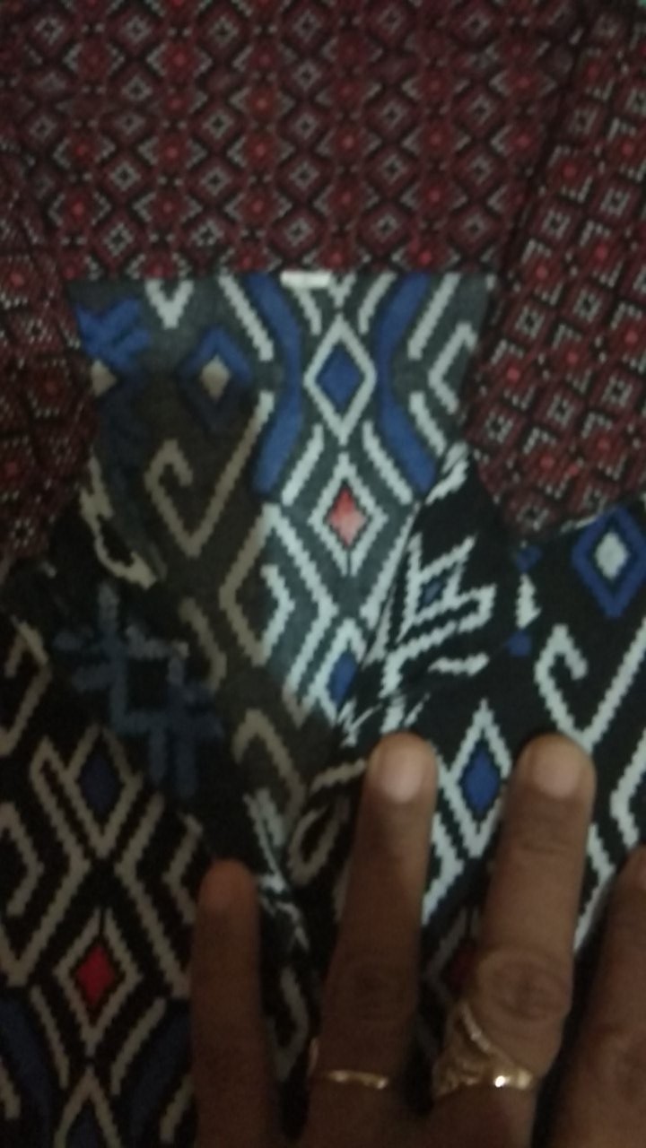 Blus Heyna Batik Atasan Wanita Tali Murah Cantik Seragam Kerja Kantor Kekinian