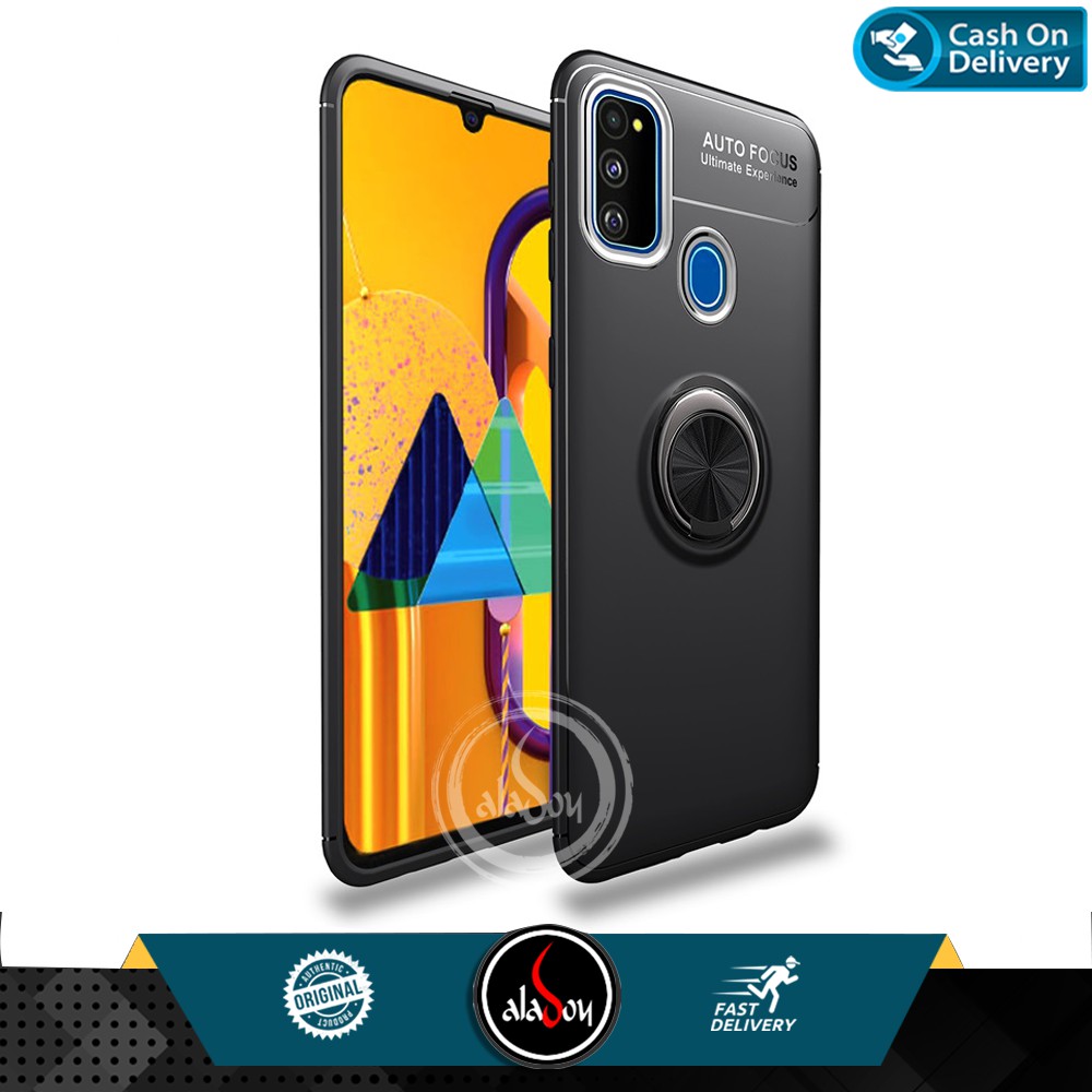 Case Samsung M30S Invisible Ring Kickstacnd Premium Softcase Casing SAMSUNG GALAXY M30S