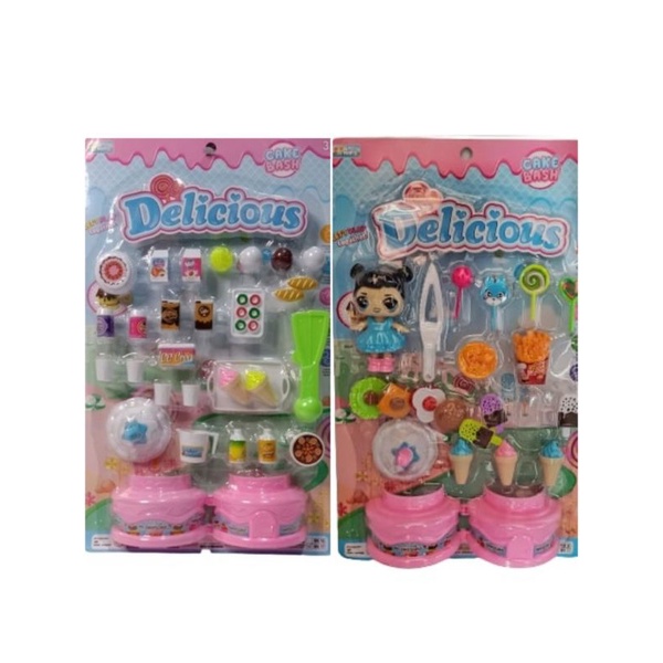 Mainan Cake Bash Delicious MK17/Mainan Cake Set