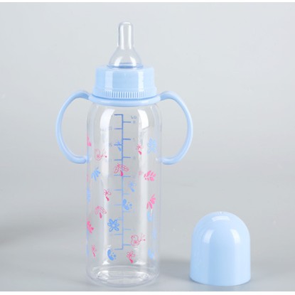 FREE DOT Botol Susu Bayi KIDZONE + Pegangan Standard Dot Gepeng BPA FREE 60ml 125ml 250ml