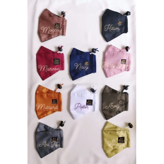 Masker Kain 3D ORIGAMI