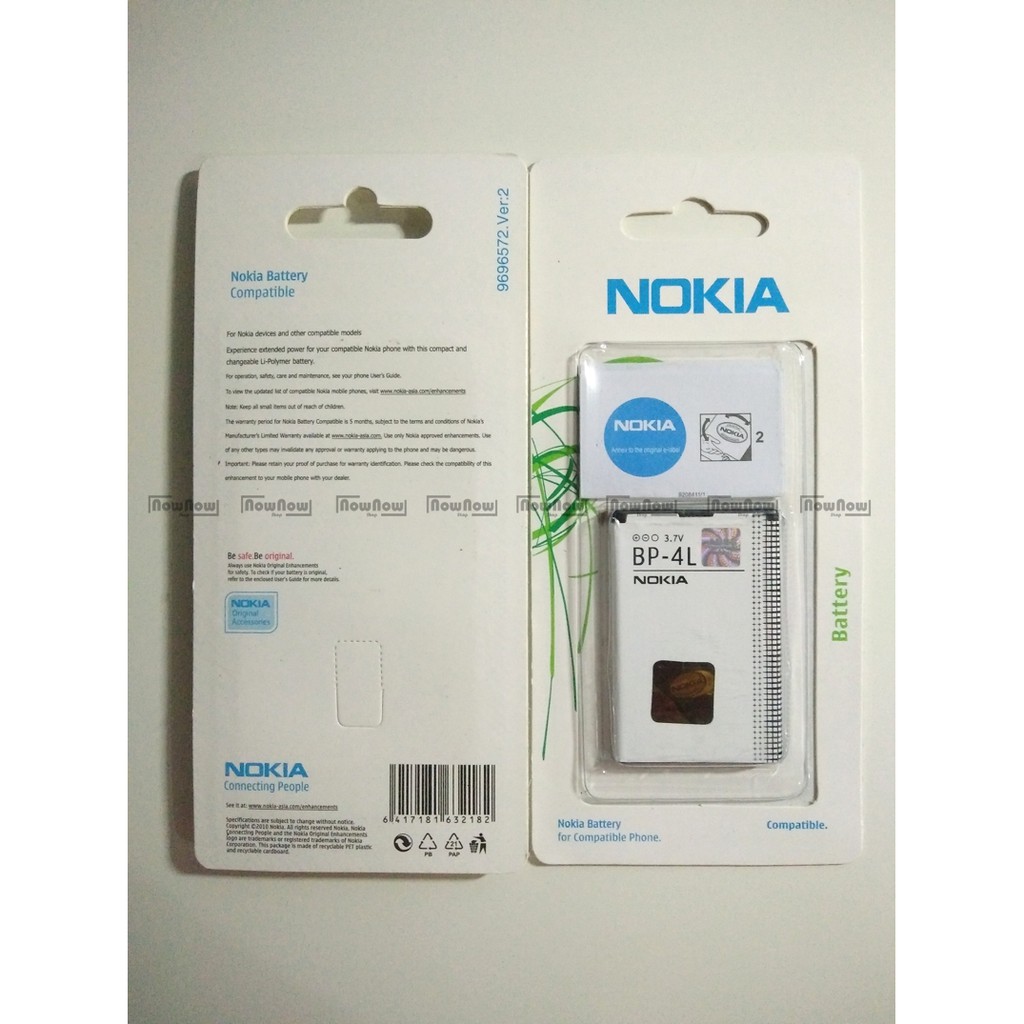 Baterai Nokia BP-4L BP4L Original ORI OEM Batre Batu Batrai Battery HP