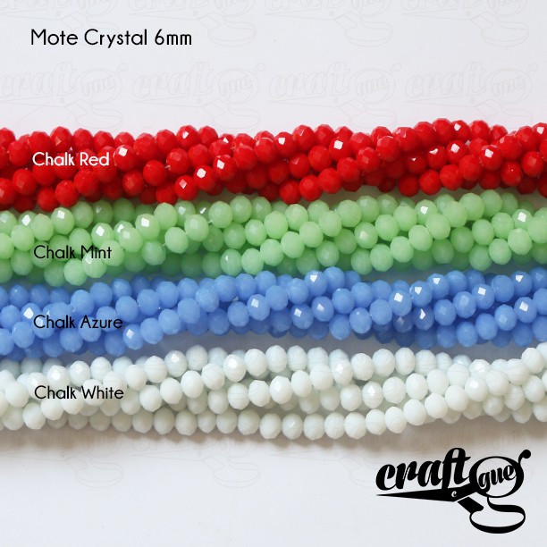 Mote Crystal 6mm - CHALK