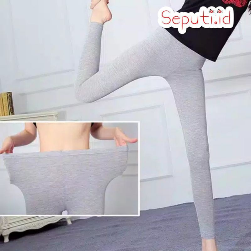 Legging Soft Rayon Kaos L - XXXL / Leging Wanita