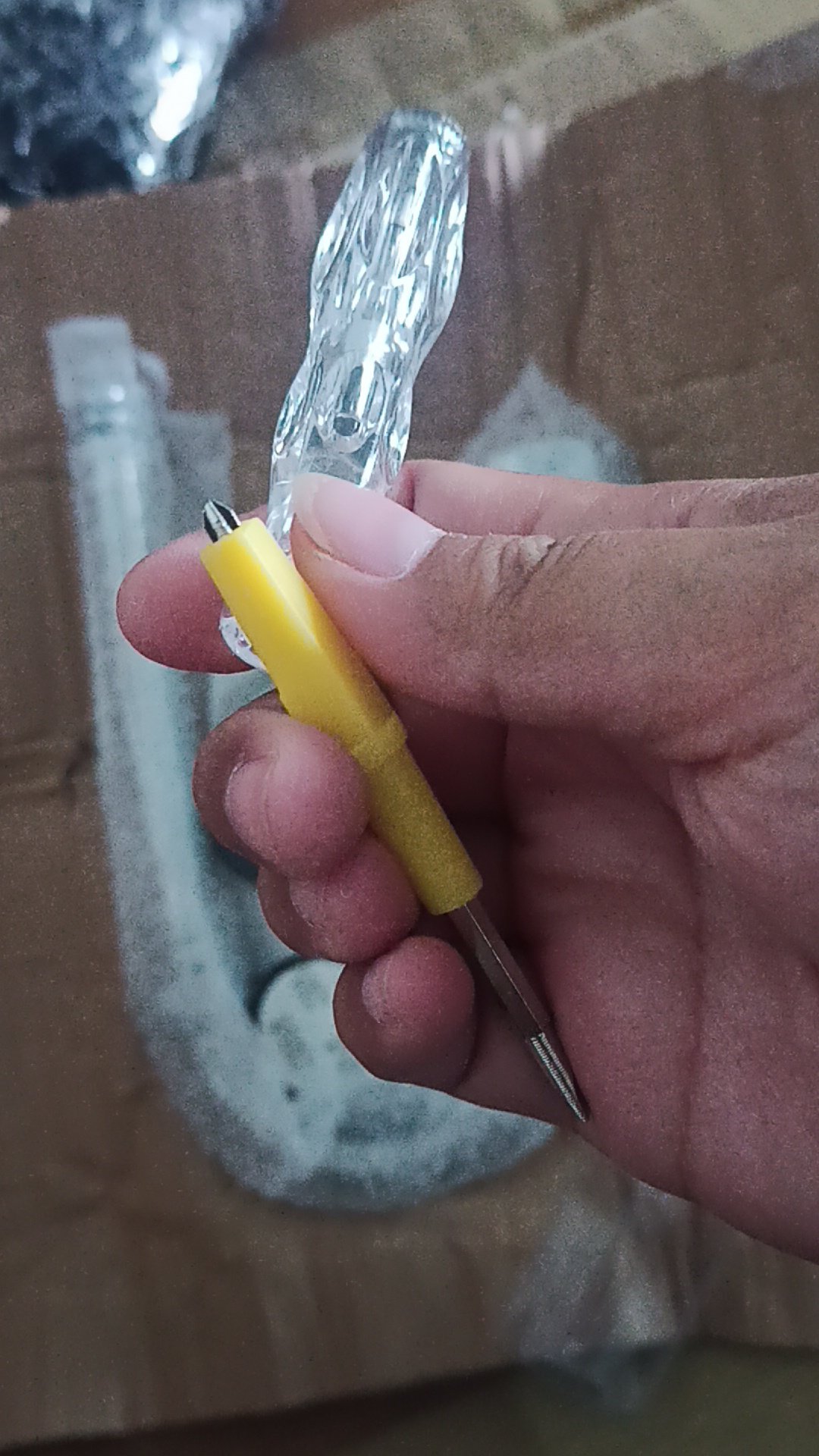 Obeng Tespen Bolak Balik Bening  |  Tes Pen  |  Test Pen 2way