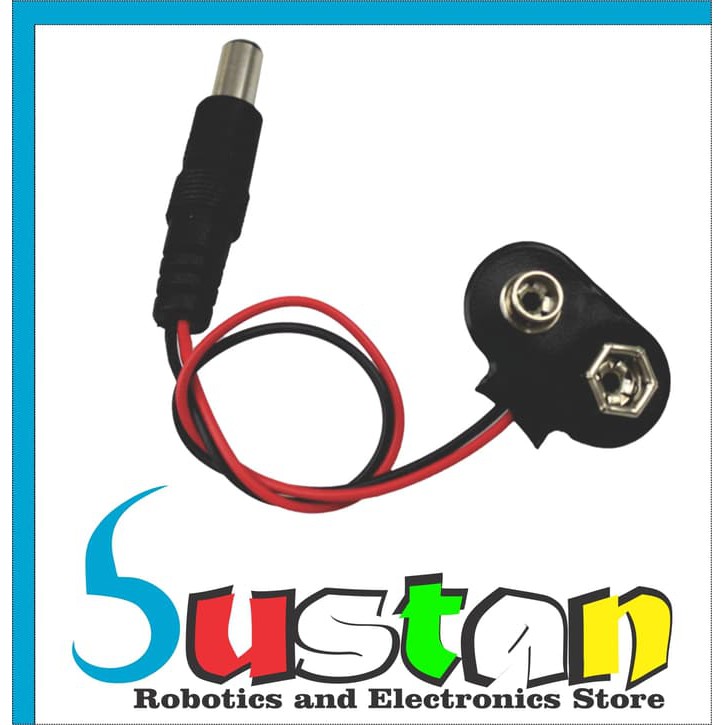 Experimental 9V Battery Snap Power Cable DC 9V Clip Male for Arduino