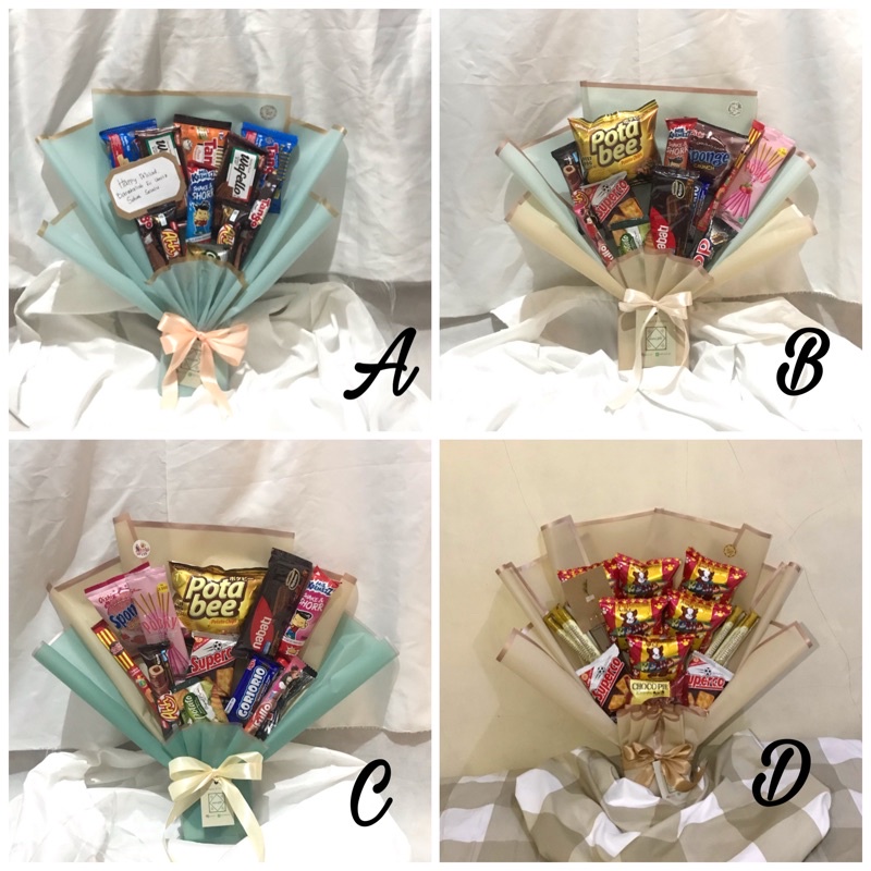 

Buket Snack kombinasi Serba 45.000 || Buket ulang tahun || Buket wisuda