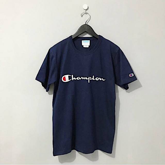 champion heritage tee blue