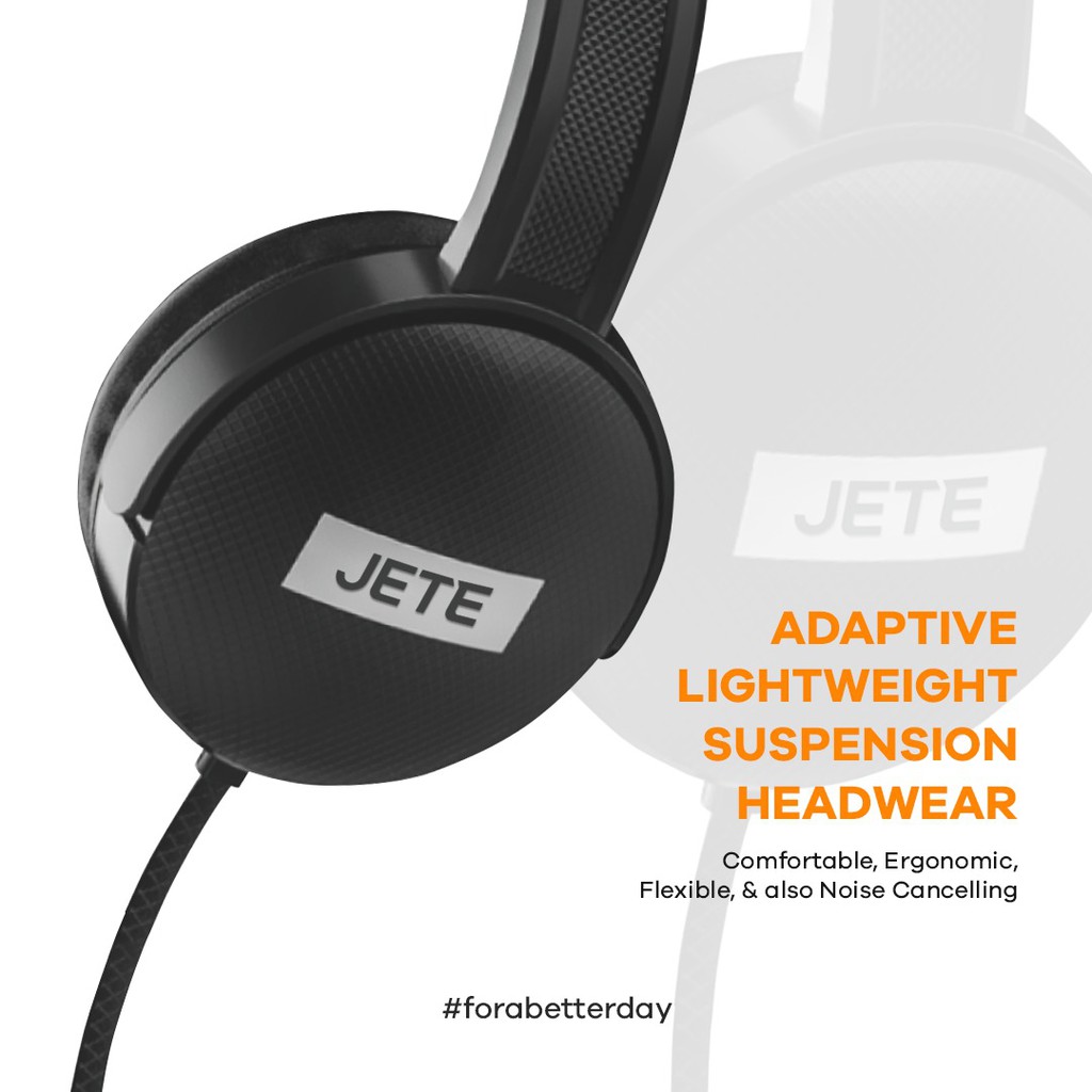 Headset Headphone JETE HB5  Noise Cancelling - Garansi 2 Tahun