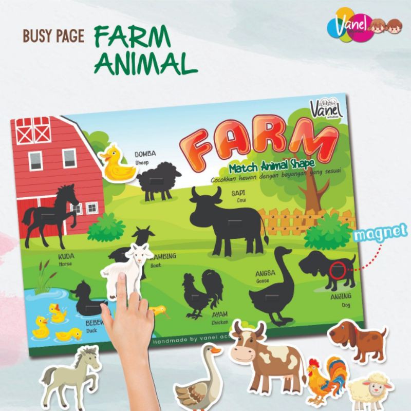 BUSY PAGE Farm Animal