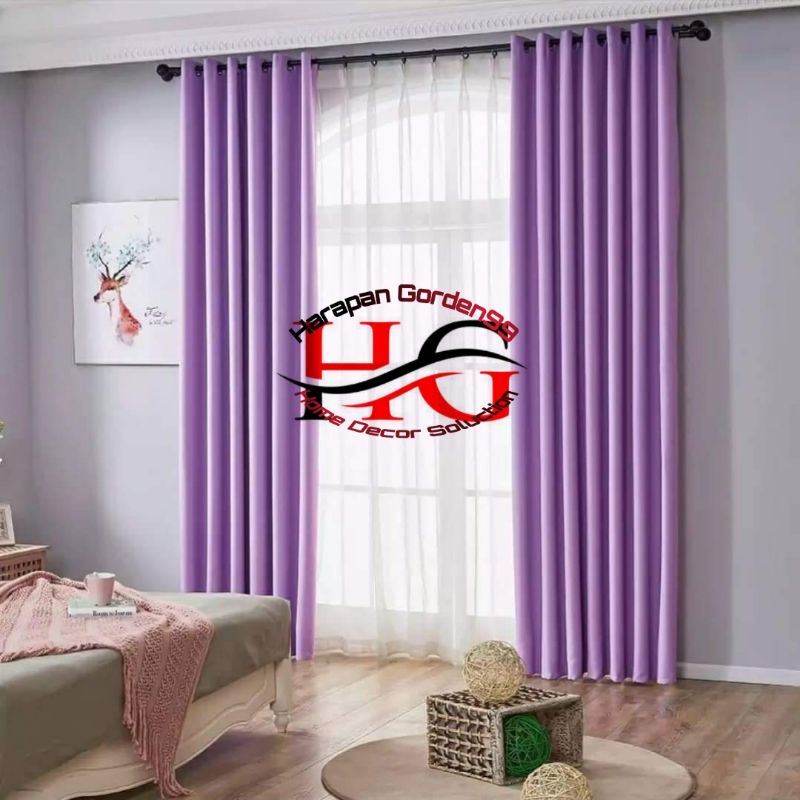 Gorden Blackout Polos Import Ungu Lilac