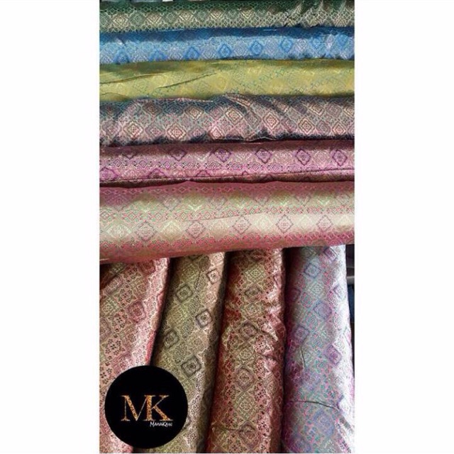 Kain Songket Palembang Bahan Kebaya Batik Jarik Prada Meteran