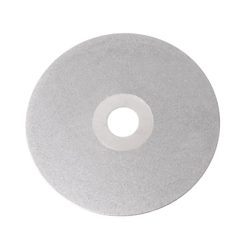 CRE  4&quot; 100mm 80-2000# Diamond Coated Flat Lap Wheel Lapidary Polishing Grinding Disc