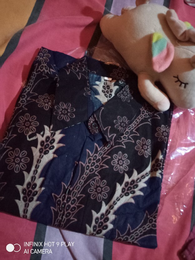 Baju Batik Pria Slimfit Big Size M L Xl Xxl Atasan Kemeja Batik Lengan Panjang Original