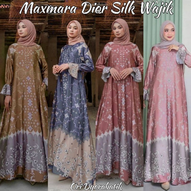 Gamis Maxmara Wajik M/L/XL/XXL Premium Dress Kondangan High Quality