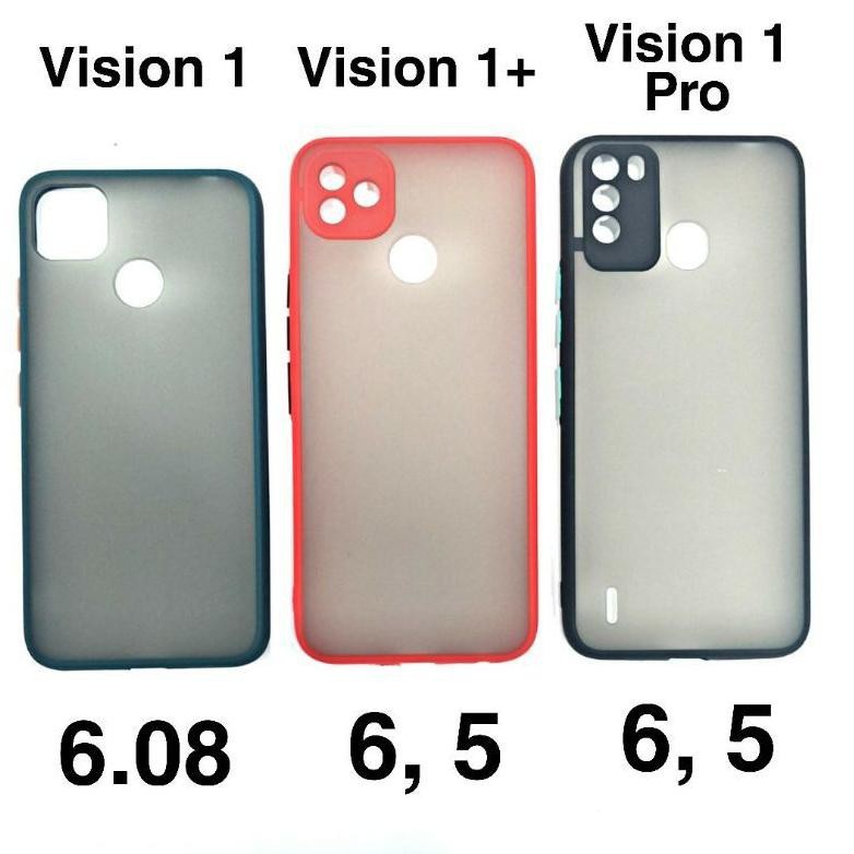 Bumper AERO CASE Itel Vision 3 / Vision 1 / Vision 1 Plus / Vision 1 Pro Hardcase My Choice List Warna Matte