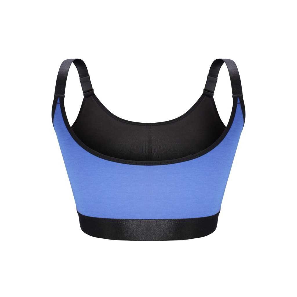 Fiori Sport Bra Wanita Design Ghita - Blue Ningrat Collection