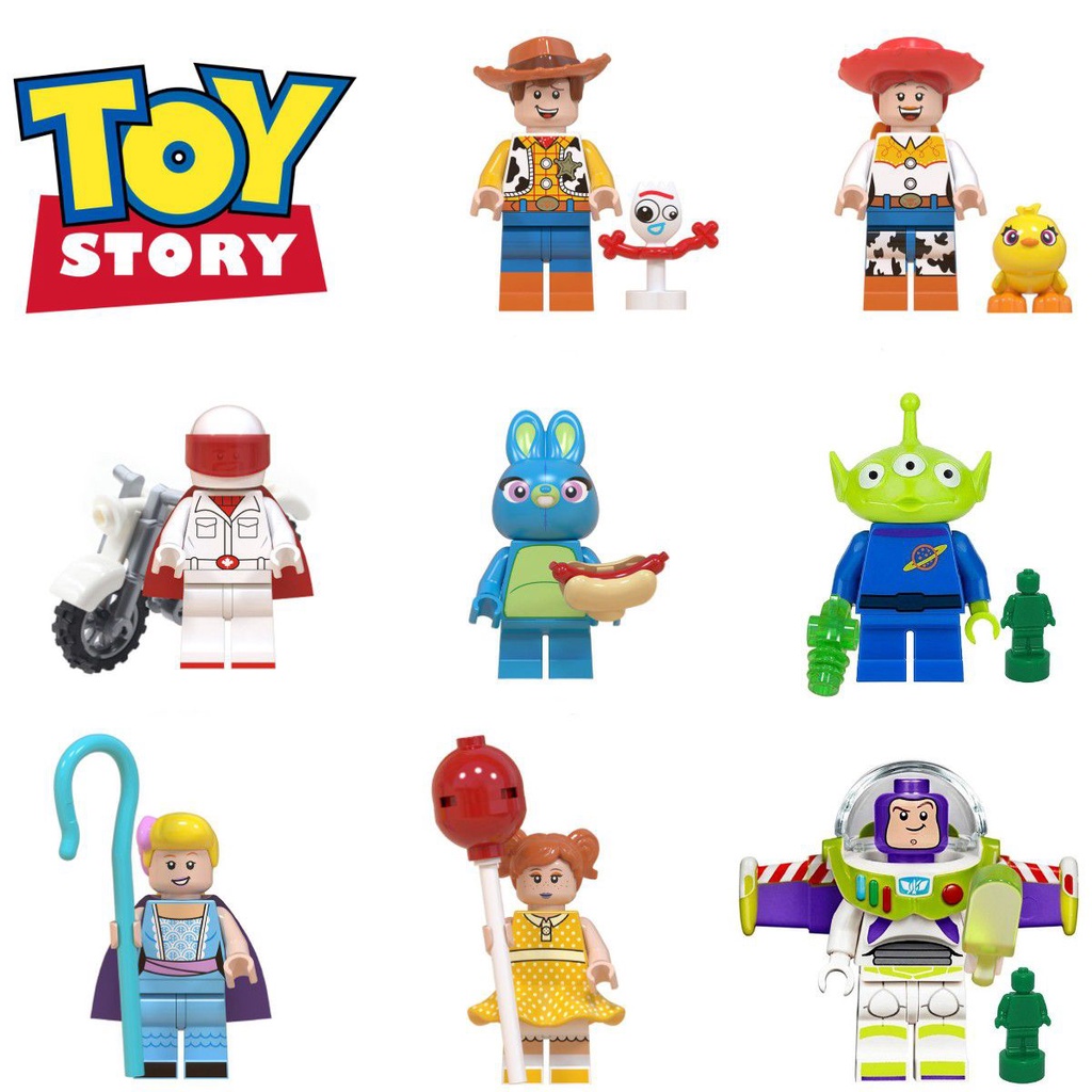 Set Miniatur Toy Story Karakter Building Blocks Fun And Educational Untuk Anak