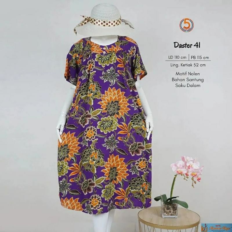 DASTER KENCANA UNGU LABEL BIRU KUB 41 DASTER BATIK KENCANA UNGU