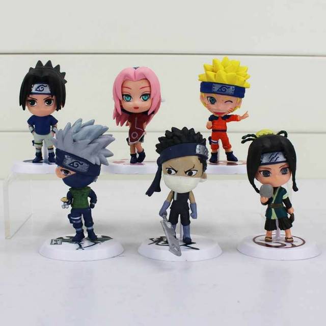 Action Figure Miniatur Model Naruto 6 PCS