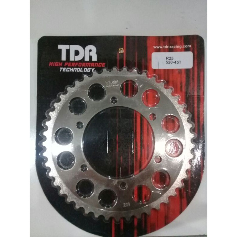 GEAR BELAKANG TDR NINJA 250/R25/MT25 520-45T