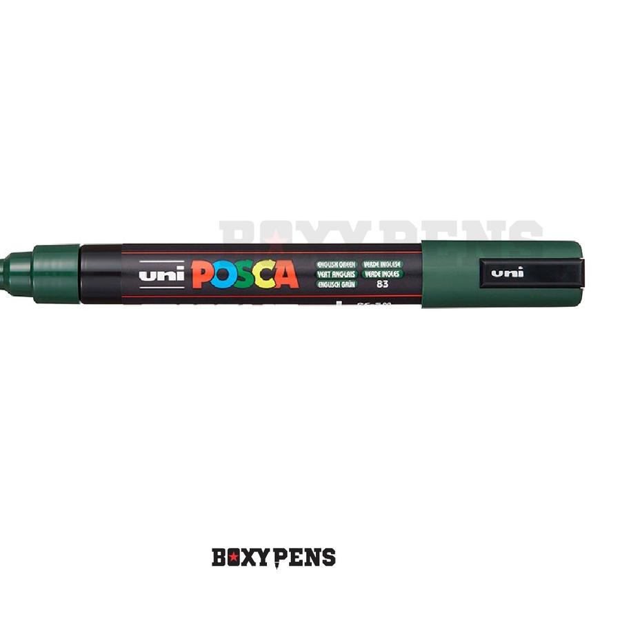 

DE9★ Uni Posca Paint Marker PC-5M - Medium Point English Green TERBAIK