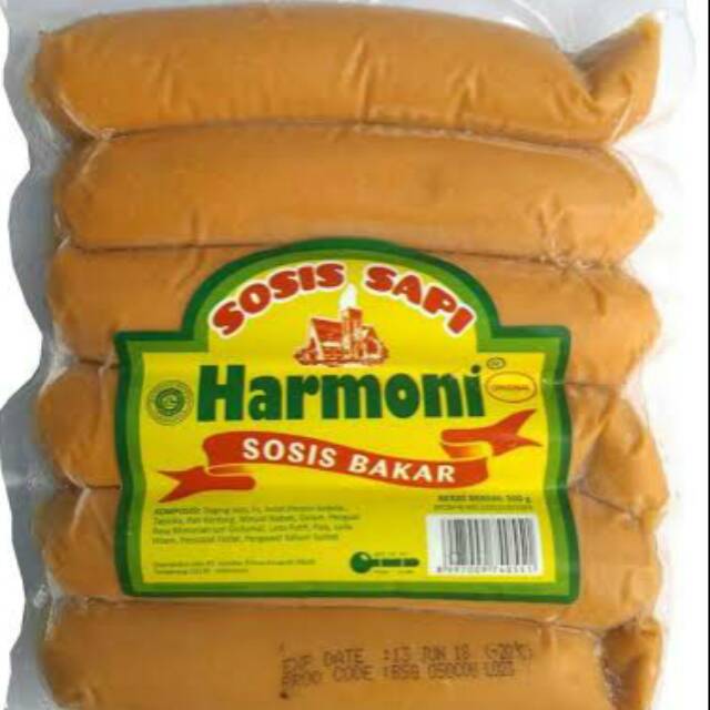 

harmoni sosis sapi 500 gr jumbo isi 6