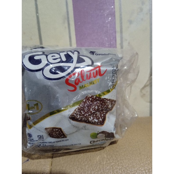 Biskuit Malkis Gery salut cokelat &amp; keju ( 10 × 18 gr)