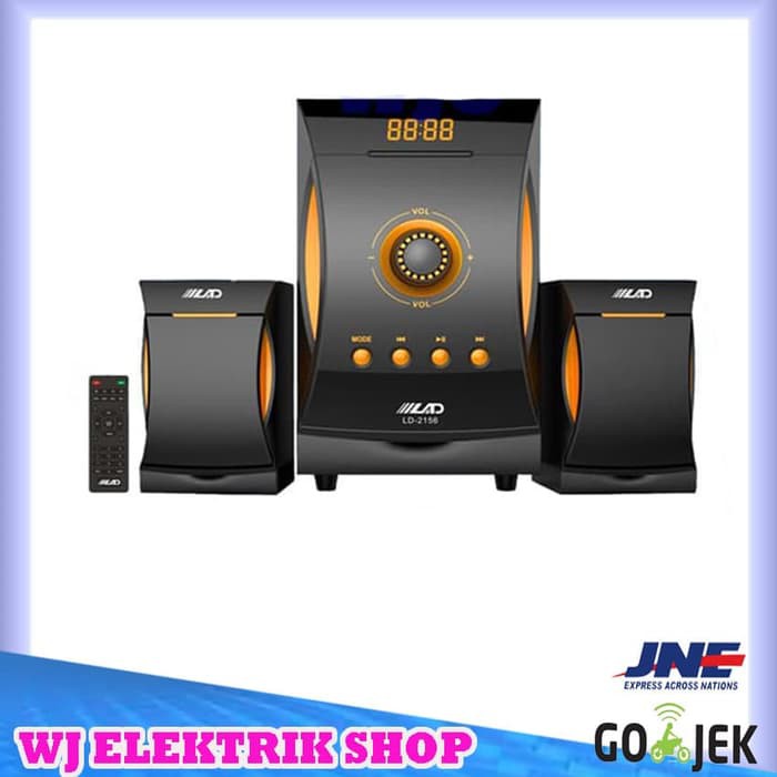 Speaker Active LAD Multimedia 2.1 Lad-2156 Bluetooth BASS Bulat