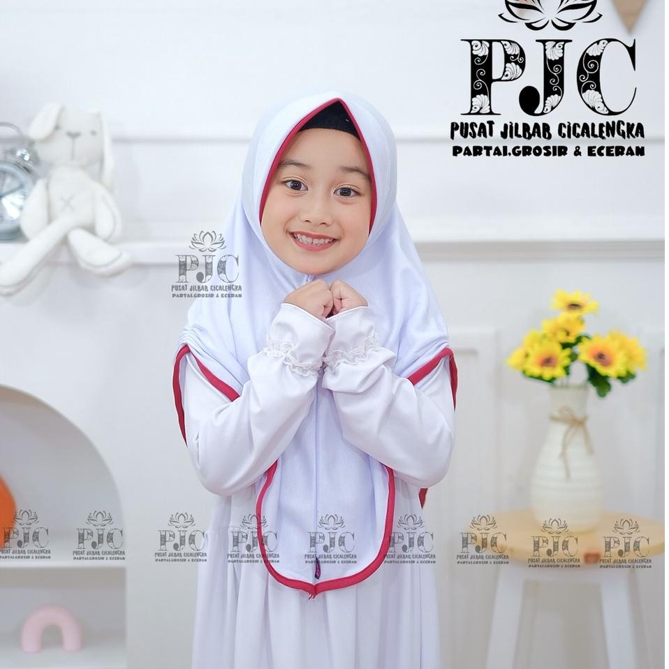 JILBAB ANAK / KERUT PINGUIN 6TAHUN - 10 TAHUN / JILBAB ANAK SEKOLAH SD / KERUDUNG ANAK SEKOLAH / HIJ