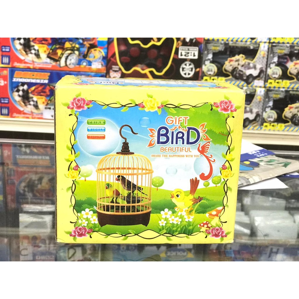 GIFT BIRD BEAUTIFUL BURUNG MAINAN ANAK SANGKAR BURUNG