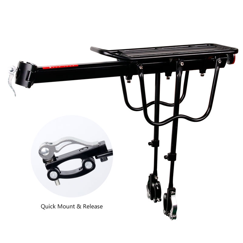 Boncengan Belakang Sepeda Luggage Carrier Rear Rack Quick Release Black