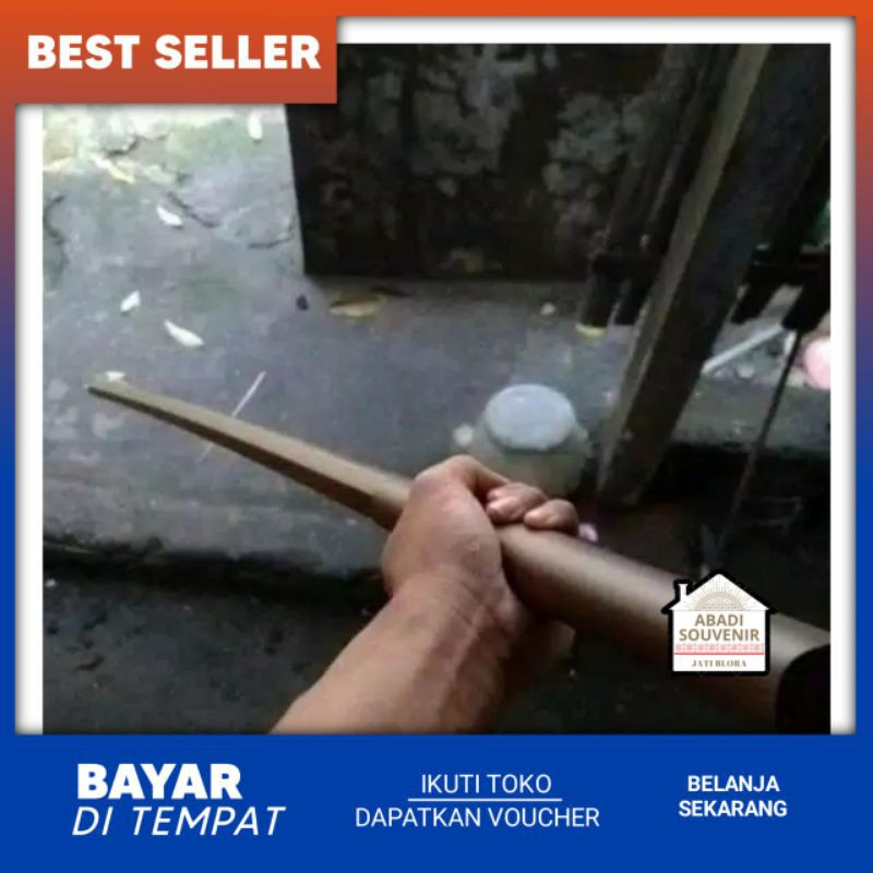 BOKEN/SAMURAI / PEDANG / KATANA SAKURA PUTIH kayu jati blora