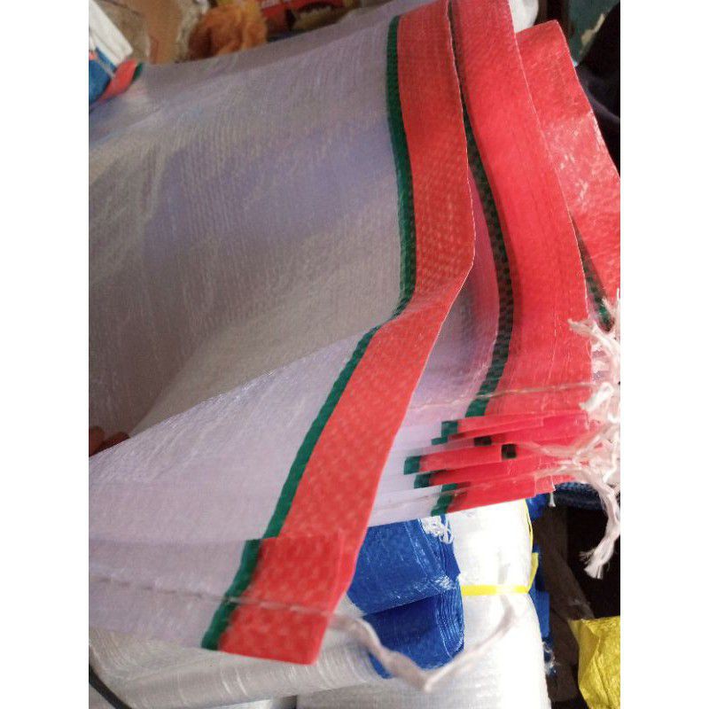 10 karung beras ukuran 15kg