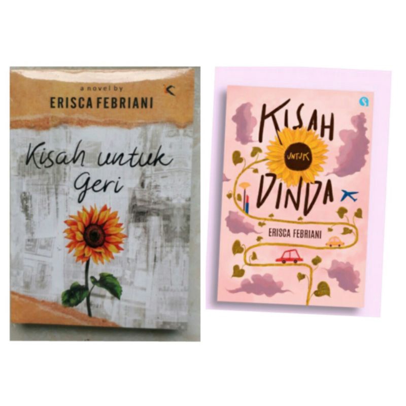 buku novel 2 paket KISAH UNTUK GERI &amp; KISAH DINDA