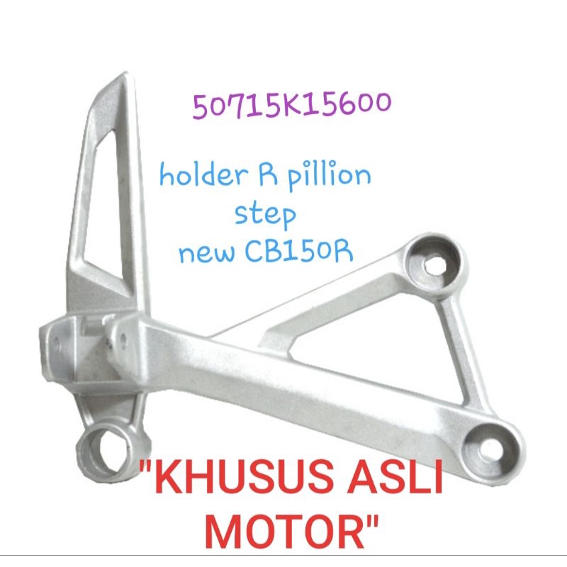 AHM HOLDER R PILLION STEP, pijakan kaki kanan, foot step, original, new CB150R streetfire, sparepart