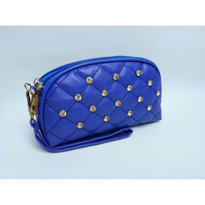 DOMPET MINI 2 RUANG DIAMOND GOLD