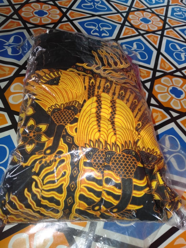 (ori 4 Varian Warna) Batik Couple Kartika 2595 Gamis Kebaya Modern Motif Kelabang Batiksumberurip