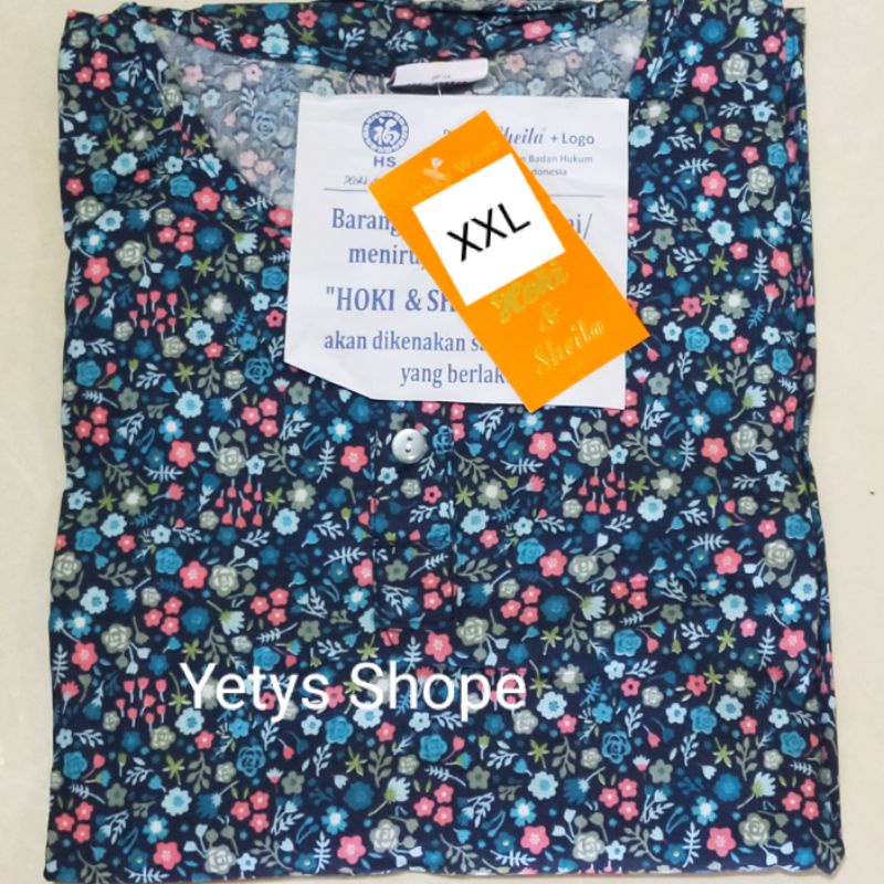 Hoki&Sheila Jumbo LD120 C3/4 Baju Tidur Piyama Fit XXL [Part 1]-VerySmall5 HS Navy