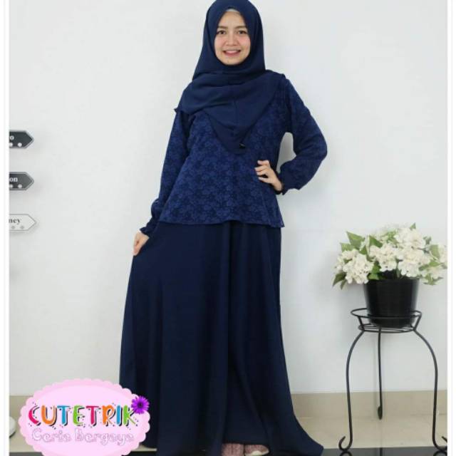 Cutetrik Gamis Brukat Dewasa Birdong