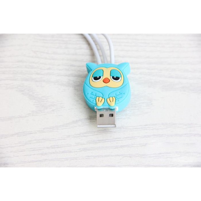 USB Cable Character Charger / Kabel Cas Data Handphone Ipad Karakter