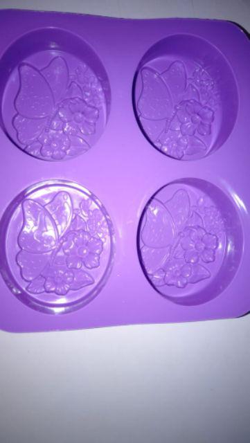 Whid Cetakan Sabun Handmade Diy Bentuk Kupu-kupu Lucu Bahan Silikon