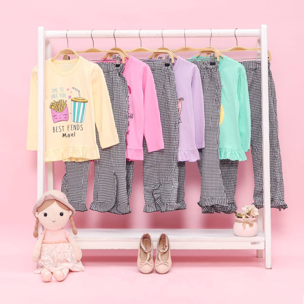 Setelan anak Longsleeve rample By Mashel