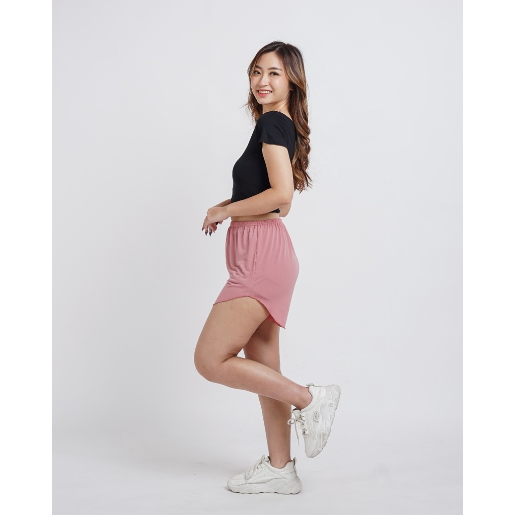 MODAVIE - LALA PANTS Celana Pendek Wanita Celana Tidur Short Pants